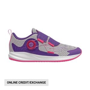 New Balance Kids' Gray and Purple Sneakers
